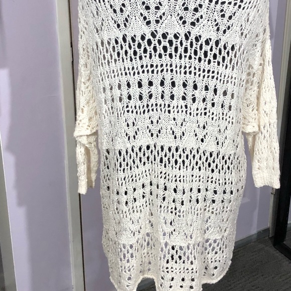 Hollister Crochet long Duster Cardigan. Size xs/s - Picture 2 of 6